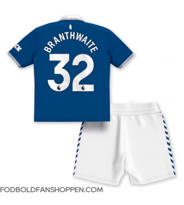 Everton Jarrad Branthwaite #32 Hjemmebanetrøje Børn 2023-24 Kortærmet (+ Korte bukser)